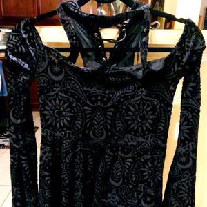 Kilstar Gothic/Witchy Velvet Dress